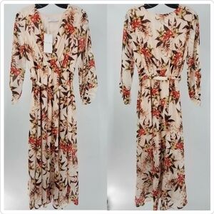 Women's Kaos Floral Belted Dress‎ Size 44 / Medium NEW